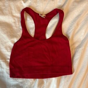 Red seamless tank